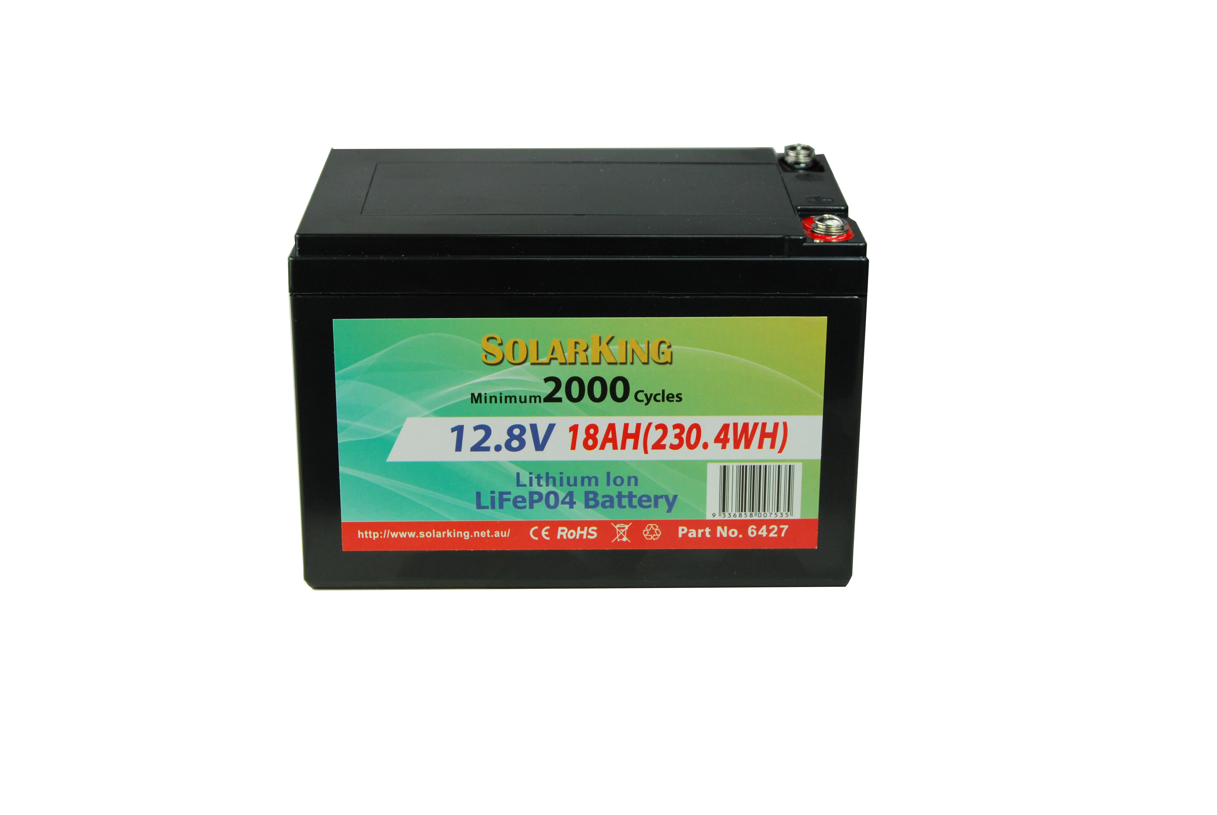 18AH SolarKing Lithium Battery - LB-18-12-10